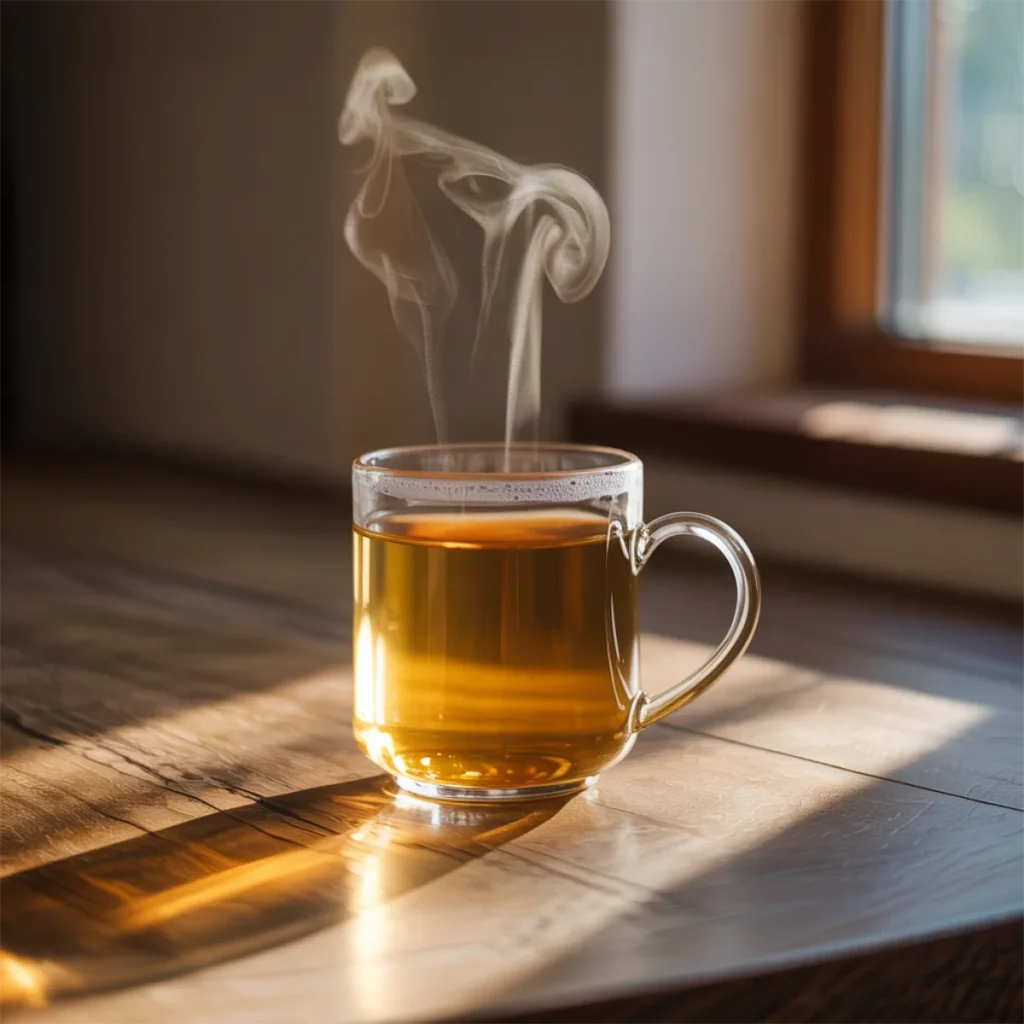 Realistic photo of tea created using an AI image prompt